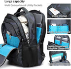 DUSLANG 17 Inch Travel Laptop Backpack Water Resistant Hiking Backpack - Image 4