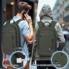 Business Backpack for Men Lightweight Commute Laptop Backpack Anti-Theft Water - Image 4