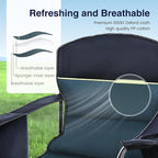 HIGH POINT SPORTS Oversized Camping Folding Chair, Heavy Duty Portable Outdoor - Image 6