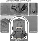 Carry On Backpack, 50L Extra Travel Laptop Backpack - Image 6