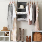 Household Essentials 3 Shelf Hanging Closet Organizer, Hanging Shelf - Image 2