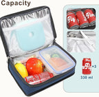 FlowFly Small Insulated Lunch box Portable Soft Bag Mini Cooler Thermal Meal - Image 5