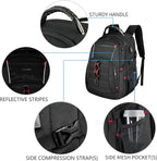 KROSER Travel Laptop Backpack 17.3 inch XL Computer Backpack Stylish College - Image 4