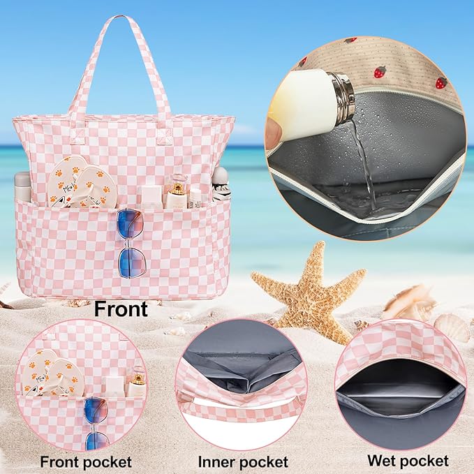 Waterproof Beach Tote Pool Bags - Image 4