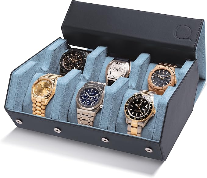 Napa Leather Watch Case for Men by QWatch