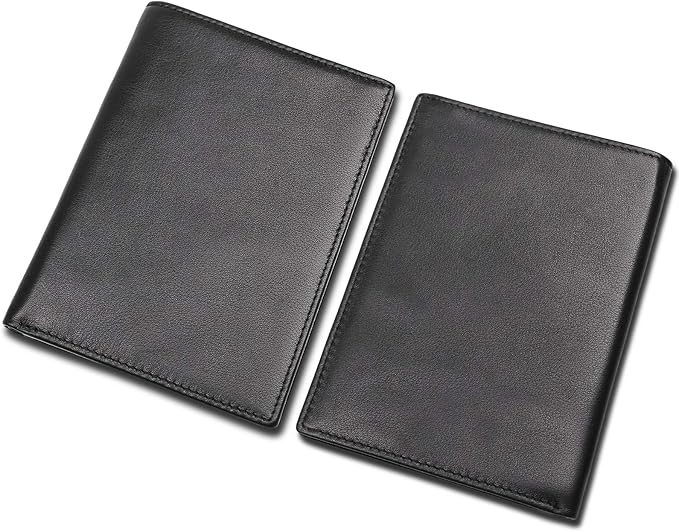 Polare RFID Blocking Napa Leather Passport Holder Travel Wallet - Image 8