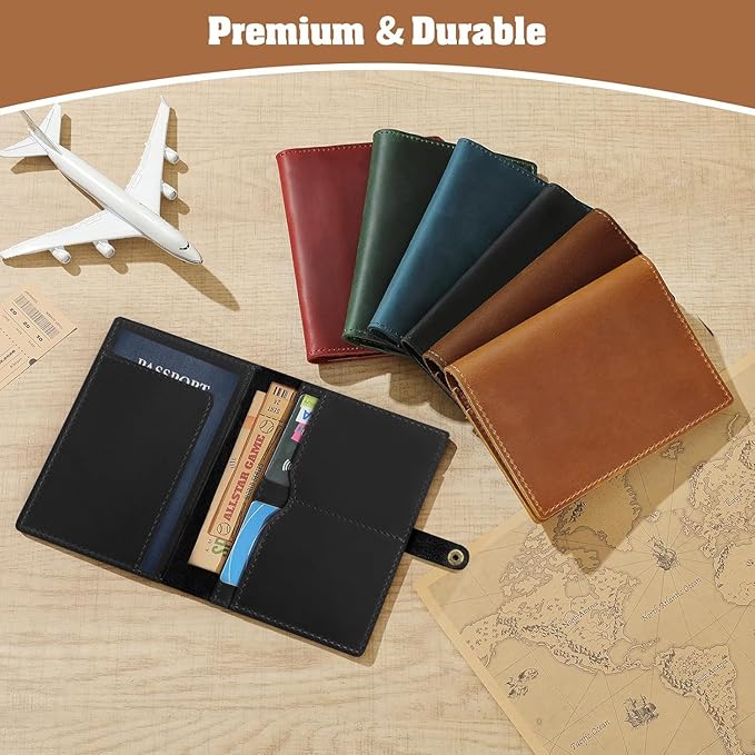 Jack&Chris Genuine Leather Passport Holder - Image 7