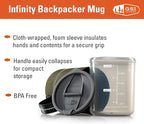 GSI Outdoors Infinity Backpacker Mug I Lightweight, BPA-Free Coffee Cup - Image 4