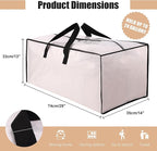 Heavy Duty Moving Bags with Backpack Straps and Strong Handles, Alternative to - Image 2
