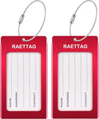 Luggage Tags Metal Suitcase Tags Travel Bag ID Identifier Luggage Tag by WeBravery