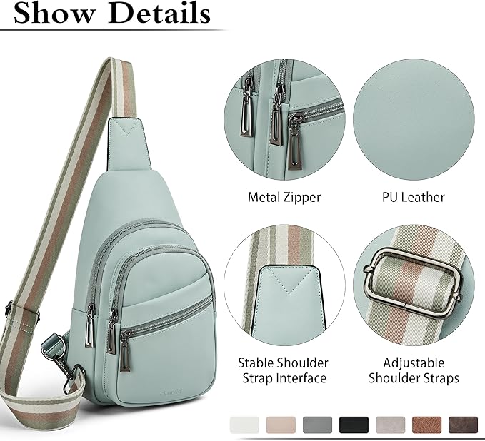 Sling Bag Crossbody Bags for Women Small Cross Body Bag Fanny Packs Chest Sling - Image 5