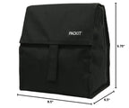 Freezable Lunch Bag (Black (Pack of 1) / 1 Count)