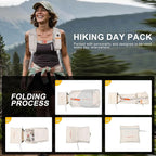 FIORETTO 10L Hiking Backpack for Women Men Mini Packable Backpack Lightweight - Image 6
