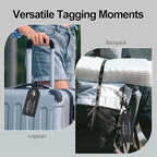 4 PCS Personalized Metal Luggage Tag – Personalized Engraved Suitcase Tag - Image 7