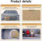 BOYATU Travel Makeup Bags for Women: Large Cosmetic Bag Waterproof - Image 3