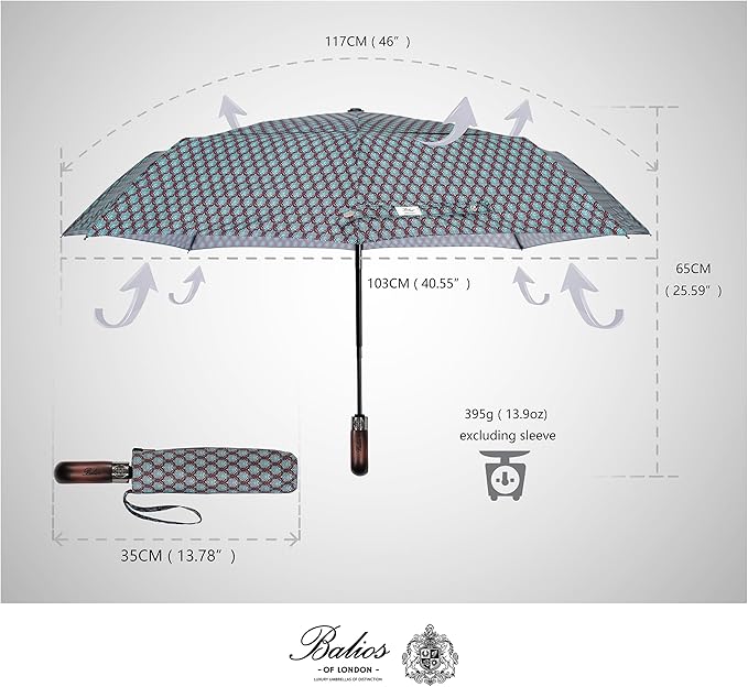 Balios Travel Folding Umbrella - Image 4
