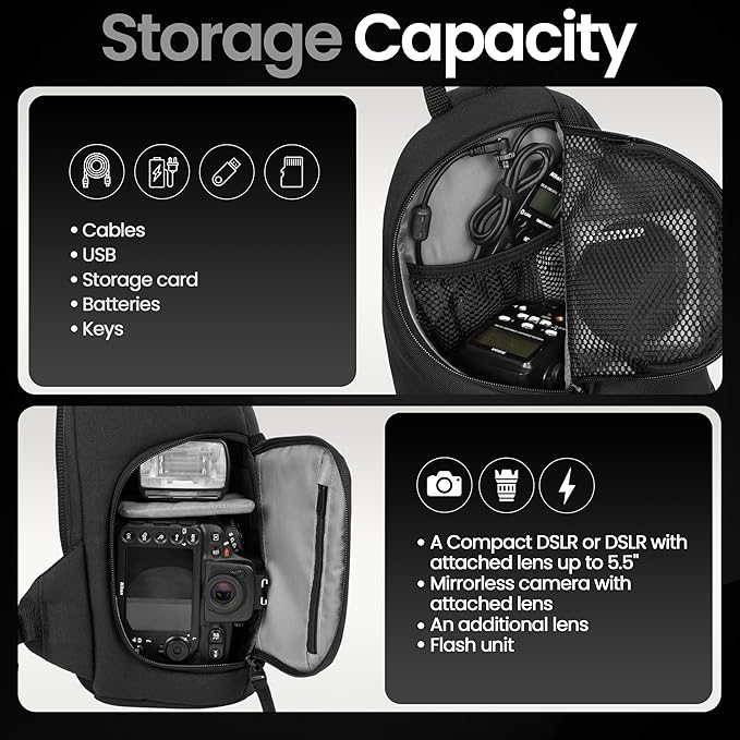 Tamrac Jazz 76 v2.0 Camera Sling Bag, Photography Backpack, Camera Case - Image 4