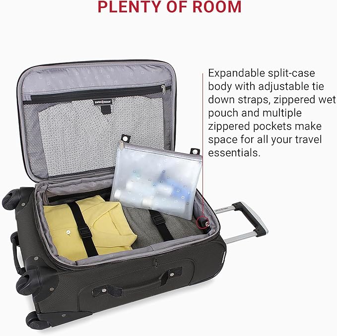 SwissGear Sion Softside Expandable Luggage, 2-Piece Set - Image 7