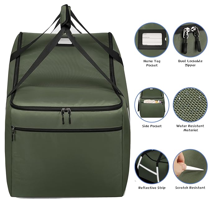 Infant Car Seat Travel Bag for Airplane Compatible - Image 3
