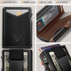 BULLIANT Men Wallet Gift Boxed, Slim Front Pocket Wallet Money Clip Card Holder - Image 3