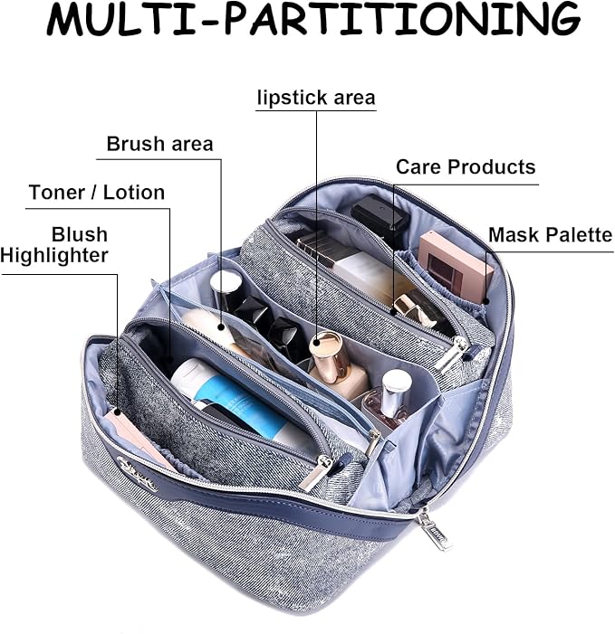 Travel Makeup Bag Cosmetic Bags - Image 7