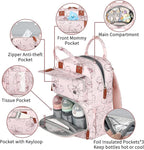 Diaper Bag Backpack, Baby Girl Diaper Bag - Image 4