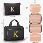 Personalized Gifts for Women, Initial Toiletry Bag Hanging Travel Organizer & - Image 2