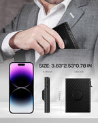Mens Wallet Card Holder for AirTag: Smart Wallet Compatible - Image 7
