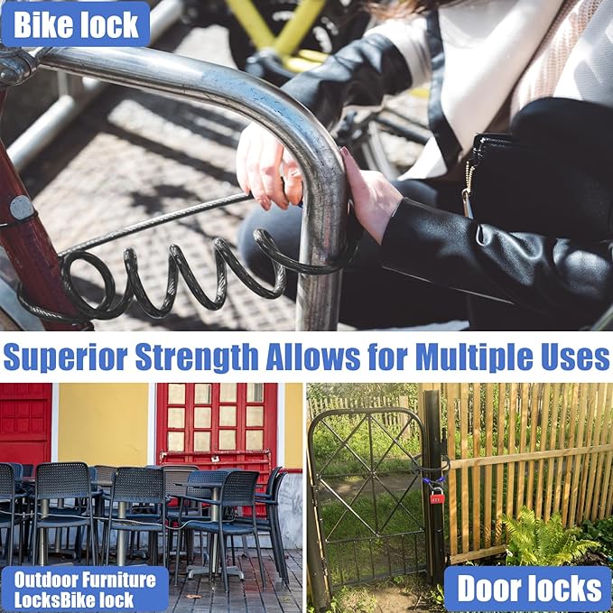1/2Inch Heavy-Duty Security Cable Lock - Image 7