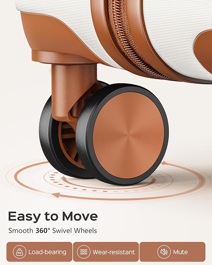 Luggage Sets 3 Piece Hardside Suitcase - Image 5