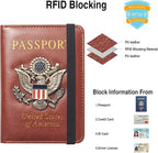 Passport Holder for Travel Passport Cover for Men Passport Wallet Case - Image 2