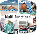 2 Pack Microfiber Beach Towel, Oversized Microfiber Pool Towel 75”x 35” - Image 5