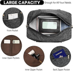 Weekender Bag for Women Canvas Overnight Bag Large Travel Tote Bag Carry on - Image 6