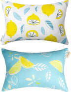 Outdoor Patio Chaise Lounge Small Headrest Waterproof Pillows by vmgreen
