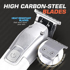 Fagaci Professional Hair Clippers and Trimmer Set - Cordless, 440C Blades