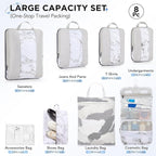 8 Set Compression Packing Cubes - Image 2