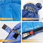 Camping Sleeping Bag, 32℉ Sleeping Bags - Image 3
