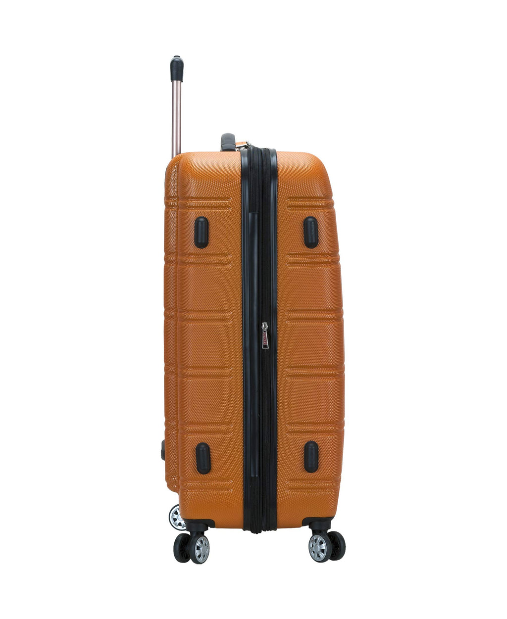 Melbourne Hardside 2 Piece Expandable Spinner Wheel Luggage Set (Orange / 2 Piece (20"/28"))