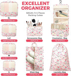 BAGAIL 9 Set Packing Cubes Luggage Packing Organizers - Image 4
