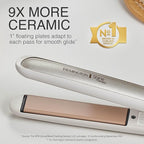 Remington Shine Therapy 1 inch Hair Straightener Iron,Flat Iron Infused with Argan Oil & Keratin,Professional Ceramic Flat-Iron for Less Frizz,Shines and Smooth,Styling Tools,(Pack of 2)