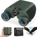 10x25 Compact Binoculars for Adults and Kids, Large View Waterproof Small by Unknown