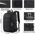 AMBOR Travel Laptop Backpack, 18.4 inch Anti Theft Business Laptop Carry on - Image 5