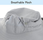 Connectyle Sun Hat for Men Women Outdoor UV Protection Safari Hat for Fishing - Image 5