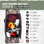 Jetstream Heavy Duty Multi Pocket Durable Sports Gym Equipment Travel Duffel Bag - Image 5