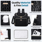 4 in 1 Convertible Diaper Bag Backpack, Waterproof Baby Diaper Bag - Image 5
