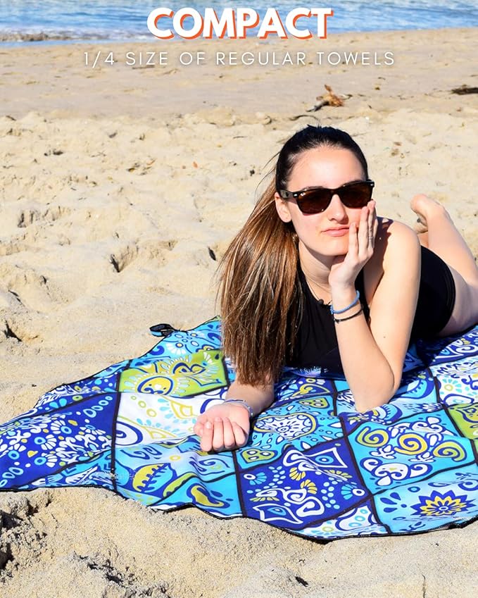 ECCOSOPHY Microfiber Beach Towel - Image 2