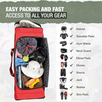 Jetstream Heavy Duty Multi Pocket Durable Sports Gym Equipment Travel Duffel Bag - Image 6
