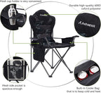 Camping Chairs for Heavy People, Folding Chairs for Outside Outdoor Folding - Image 4