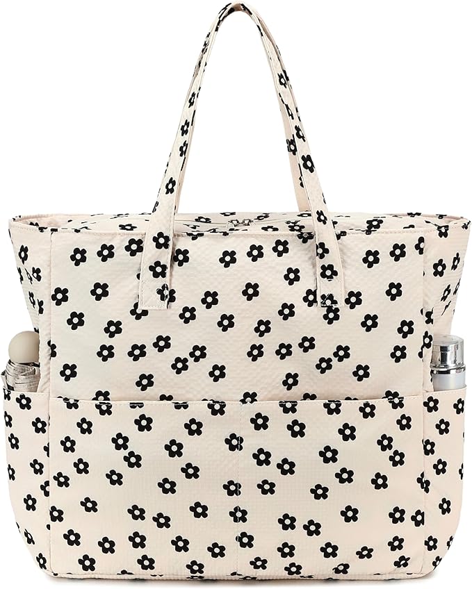 LEDAOU Beach Bag Waterproof Sandproof Women Tote Bag Pool Bag - Image 8