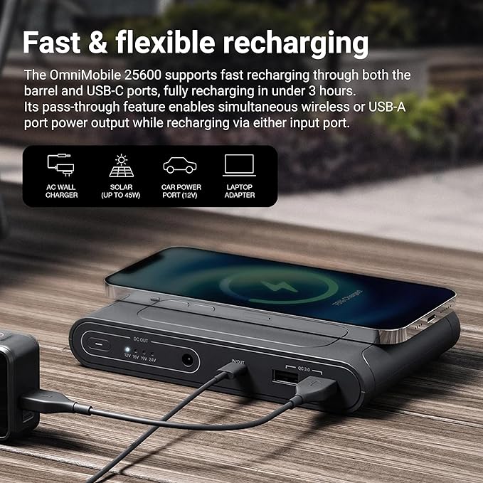 Omni Mobile 25600mah 25600 Laptop Power Bank, Universal Charger - Image 7